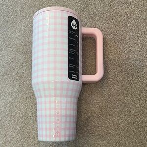 Hydro Flask Pink Checkered Tumbler